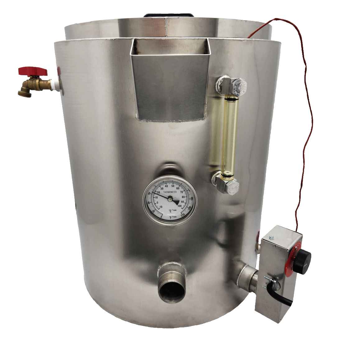 WaxMelters PW100 Water Jacket Melter for Professional candle wax melting  and melting tank equipment for candle making.